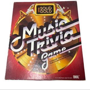 VINTAGE Solid Gold Music Travia Game (ALL pieces included!)